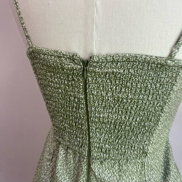 Abercrombie Double Knot Front Cutout Mini Danity Floral Dress Size S - Picture 8 of 11